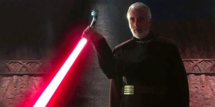 Count Dooku wielding light