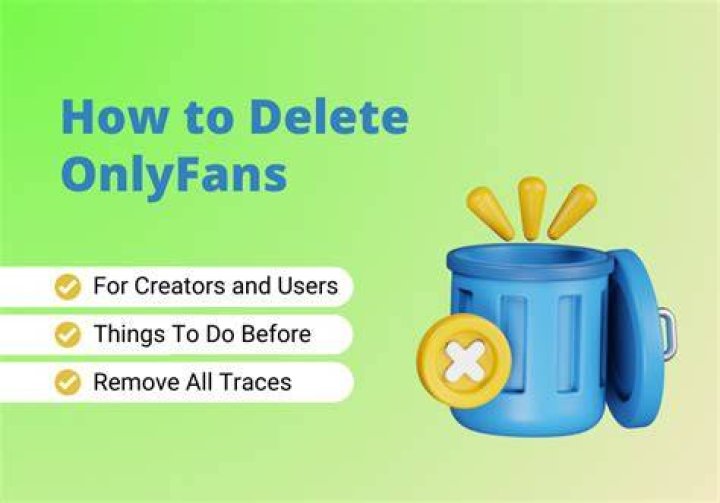Deleting OnlyFans on Desktop or Laptop