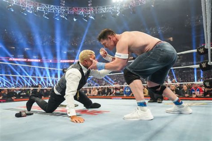 Jackson Warne with John Cena