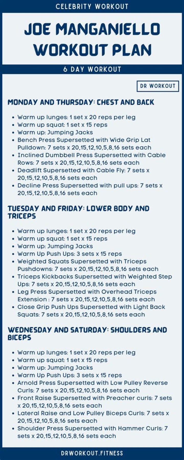 Joe Manganiello Workout Routine