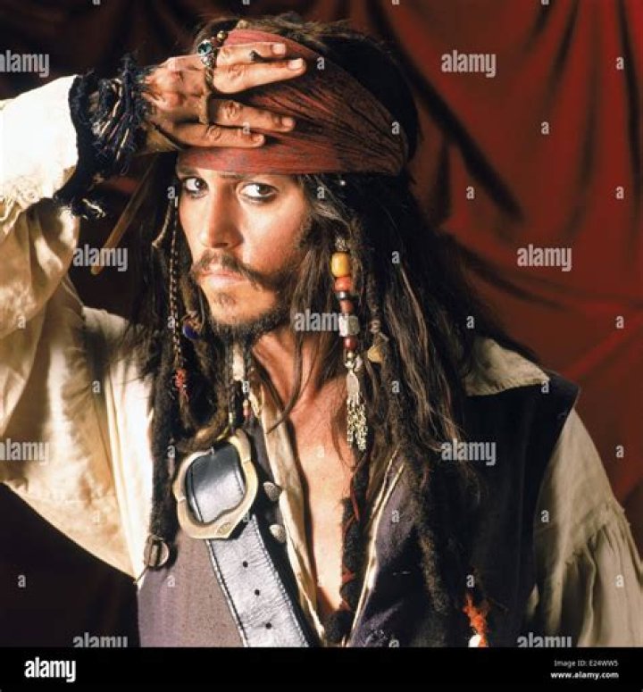 Johnny Depp as Captain Jack Sparrow in Pirates of the Caribbean: Dead Men Tell No Tales