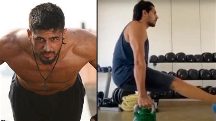 Sidharth Malhotra Workout Routine