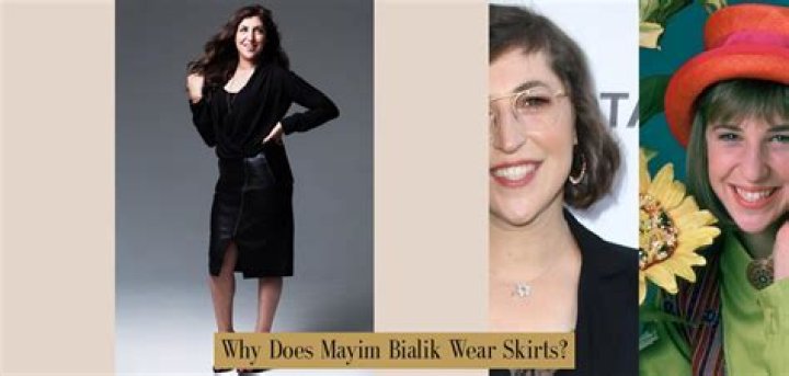 Why does Mayim Bialik wear dresses?